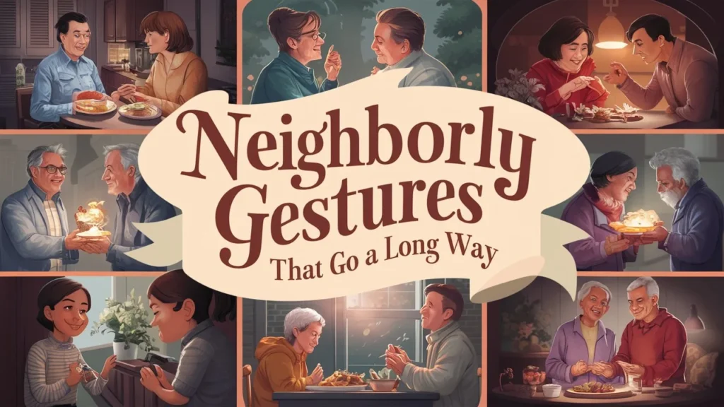 Neighborly Gestures That Go a Long Way