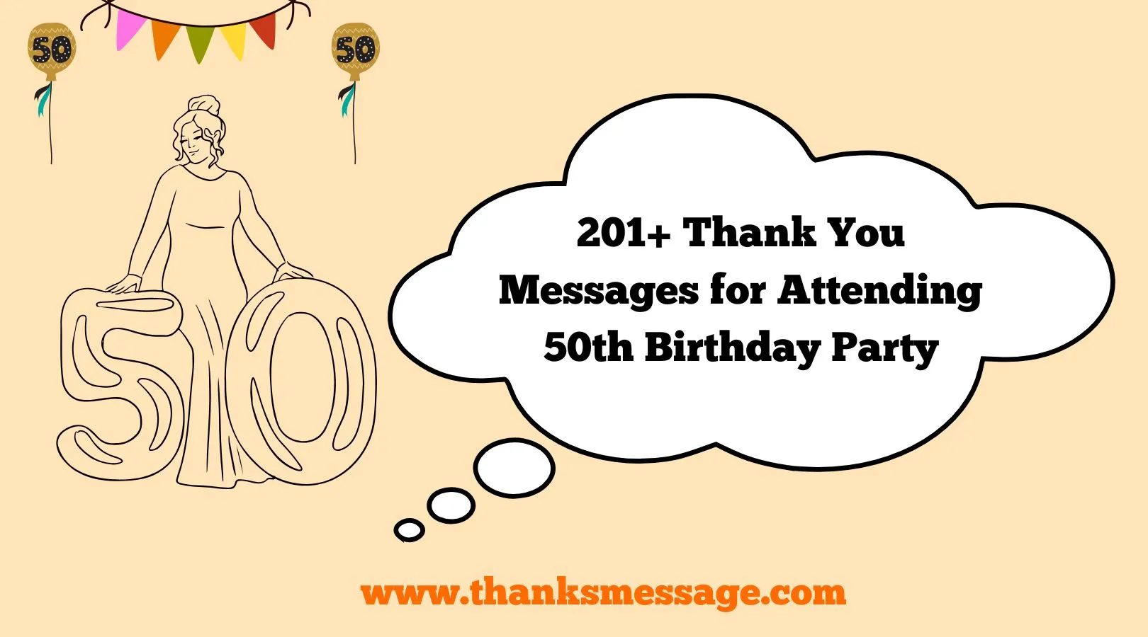 201+ Thank You Messages for Attending 50th Birthday Party