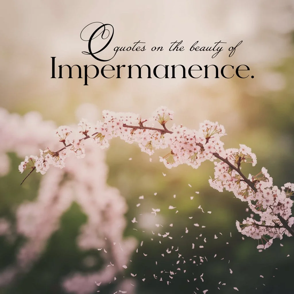 Quotes on The Beauty of Impermanence